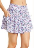 Saia Estampada com Bolsos